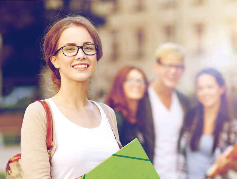 Ragazza studentessa