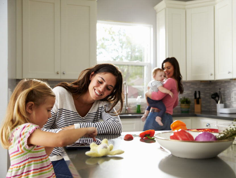 Mamme bambine cucina