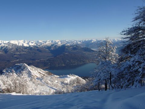 Parco del Mottarone, la magia della neve a due passi dalla città