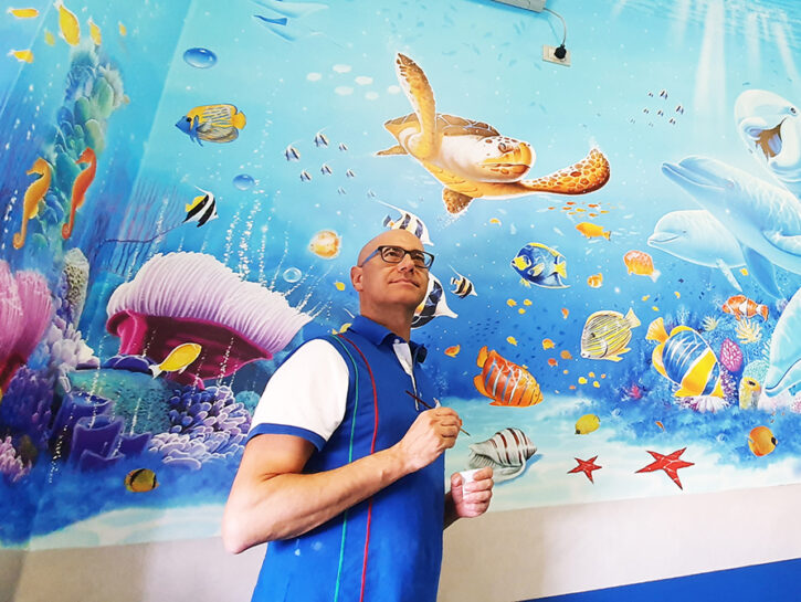 L’artista che colora gli ospedali per i piccoli pazienti