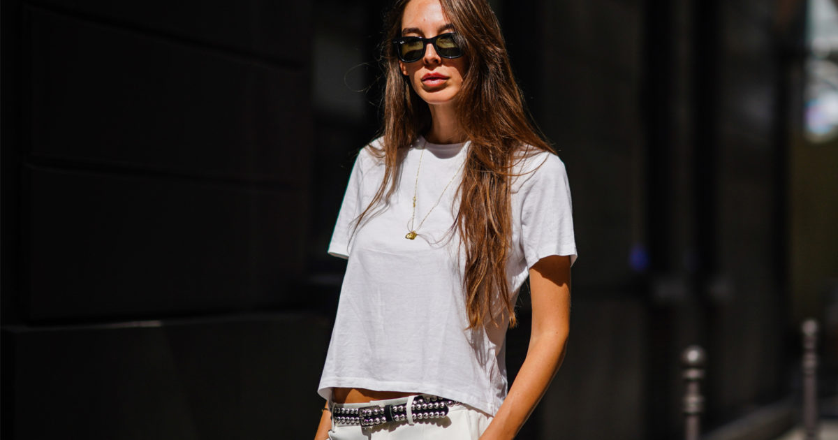 New Holland Style. T-shirt bianca basic, T7 HD