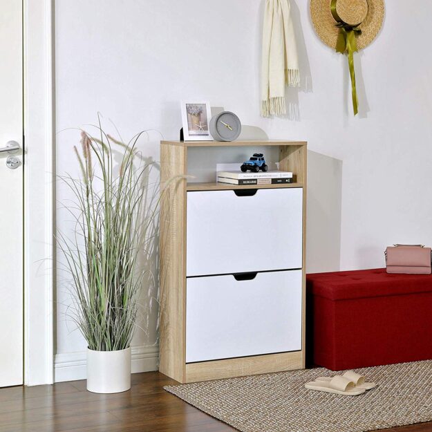 Organizzare le scarpe con stile? Fatto! Scopri subito la nostra scarpiera  con ante a ribalta, decorata in stile provenzale. INFO E PREZZO: -  Mobilinolimit.it - Vendita online di Mobili e Arredo Bagno