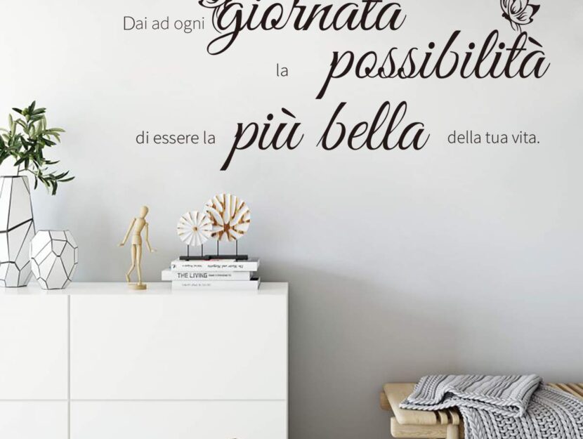 Adesivi Murali Con Frasi Per Decorare Casa Donna Moderna