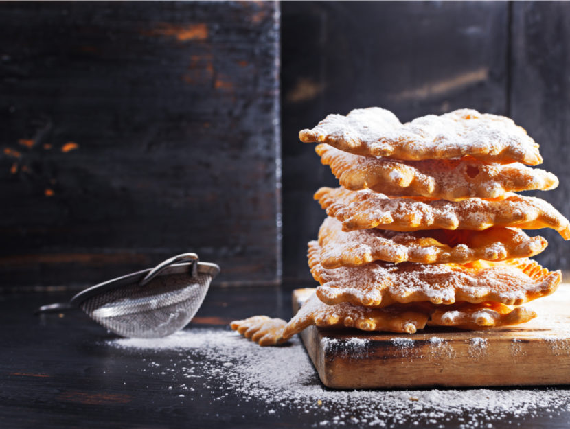 Chiacchiere dolci di carnevale