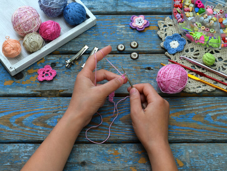 Come fare un bracciale all'uncinetto