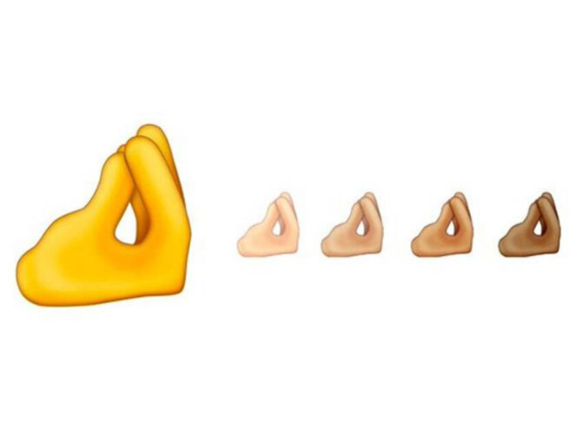 Le nuove emoji che sembrano ricordare il gesto italiano per eccellenza