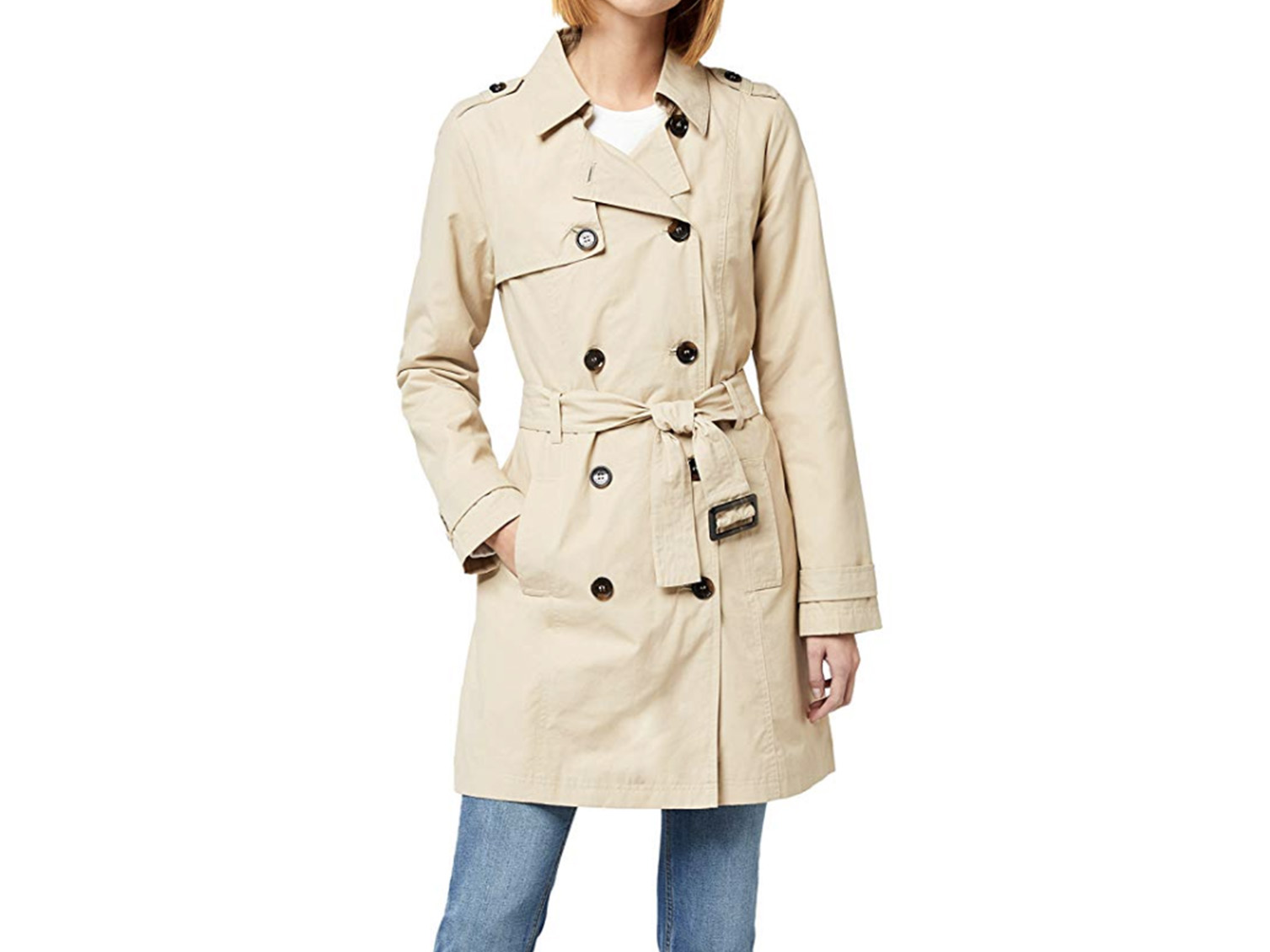 Donna Abbigliamento da Cappotti da Impermeabili e trench Trench Oil con cinturaKassl in Cotone di colore Neutro 