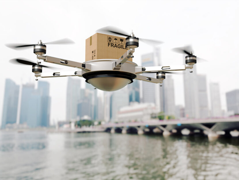 Drone consegna pacco