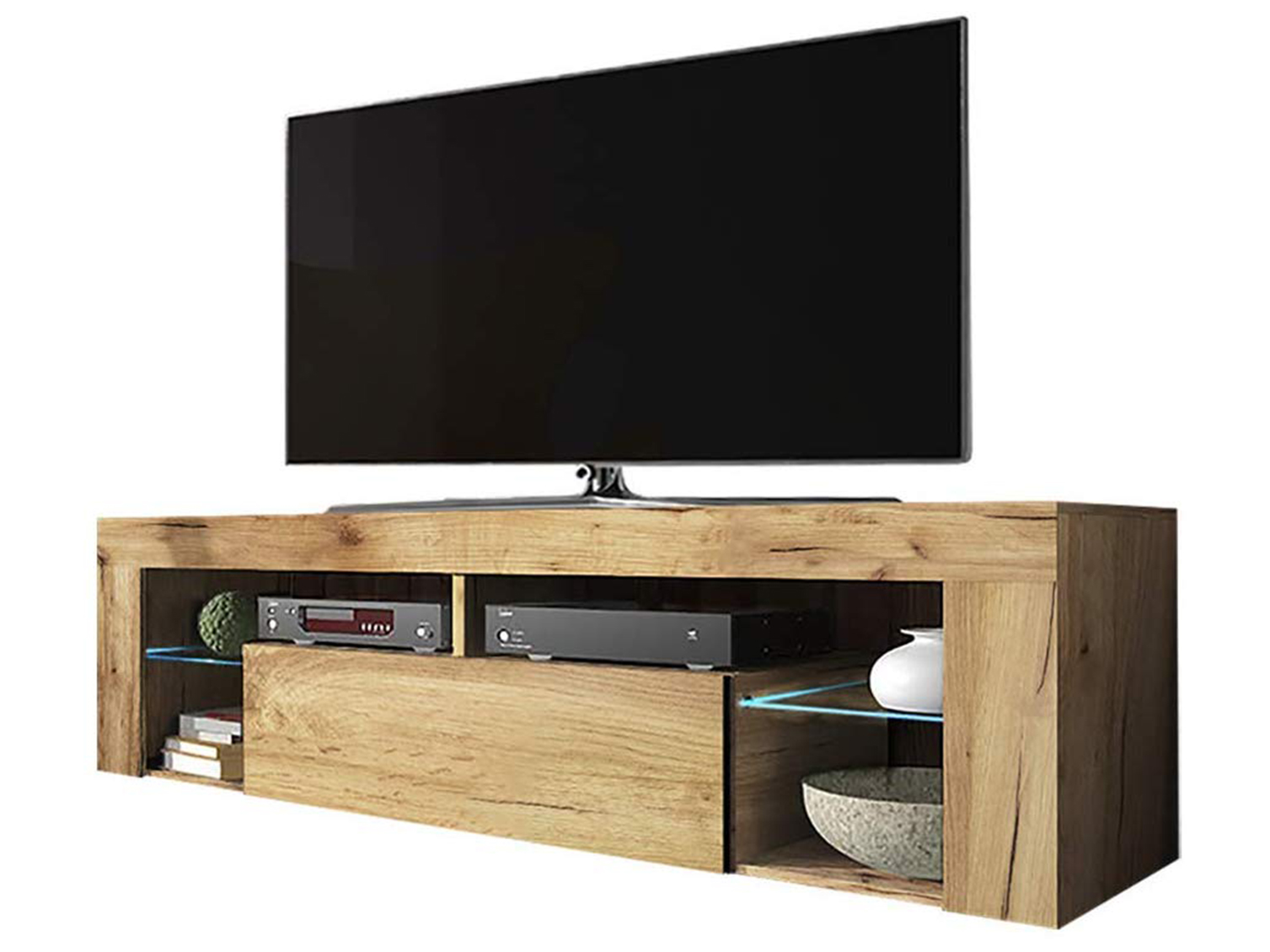 Quercia Made in Italy Mobilifiver Porta TV Evolution 112 x 40 x 36 cm Disponibile in Vari Colori Nobilitato/Vetro Quercia Made in Italy Mobilifiver Porta TV Evolution 112 x 40 x 36 cm Disponibile in Vari Colori Nobilitato/Vetro