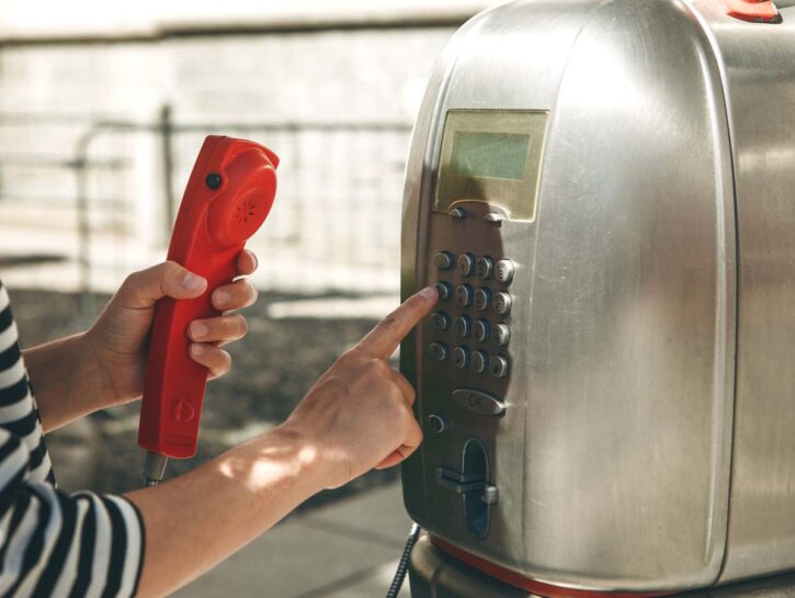 Il fascino delle cabine telefoniche