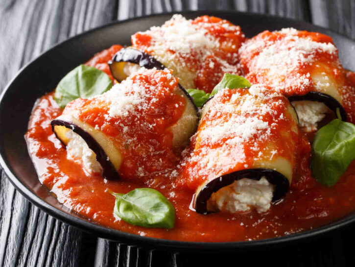 Melanzane con ricotta e pomodori: la ricetta gustosa