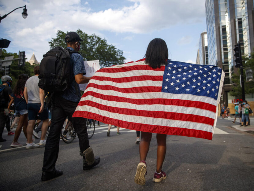 Usa manifestazioni bandiera