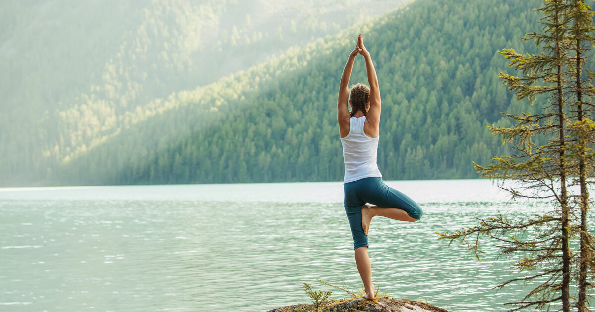 Yoga all�aperto 5 motivi per praticare nella natura