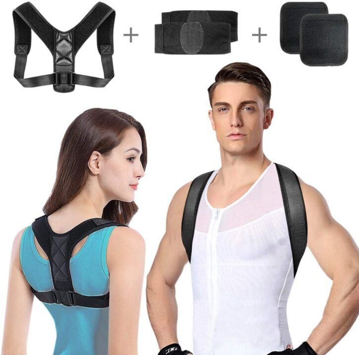 Kiby® Correttore Posturale Ortopedico Uomo Donna Dispositivo Medico Cuscinetti In Omaggio L 2567318720