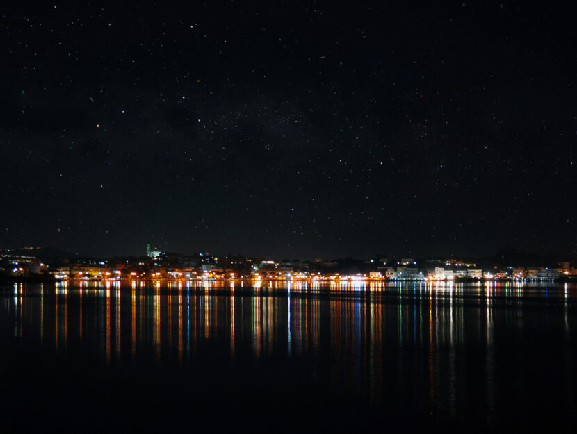 Cielo stellato Napoli mare