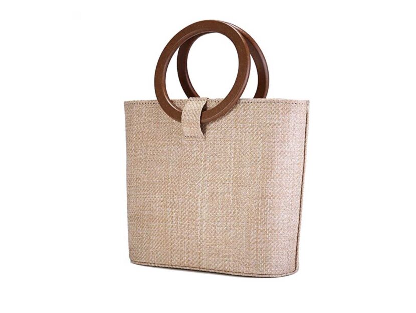 Huyhuy borse di paglia borse in rattan borsa da spiaggia in tessuto  intrecciato da donna amazon shoes a spalla marroni - Stileo.it