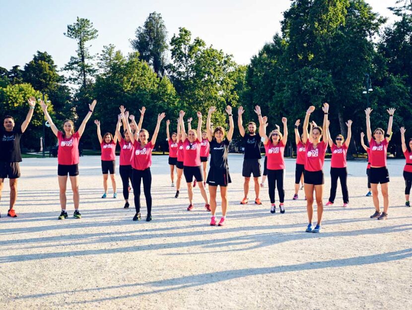 Il gruppo di Milano nel suo ultimo allenamento