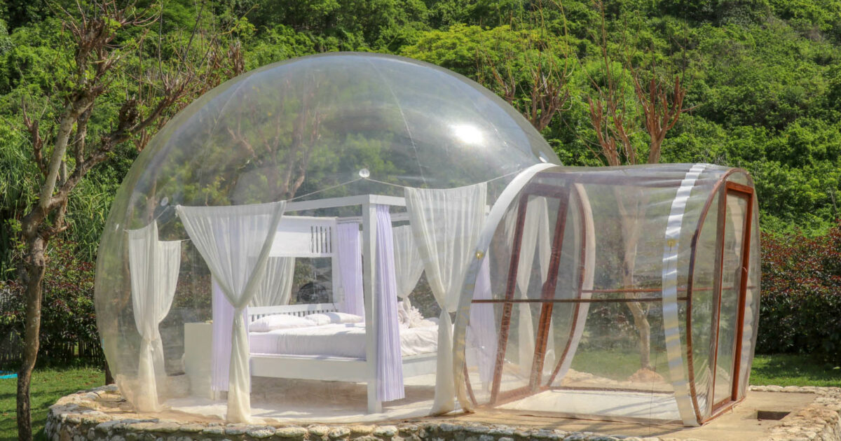 Bubble room come dormire in una bolla sotto le stelle Donna Moderna