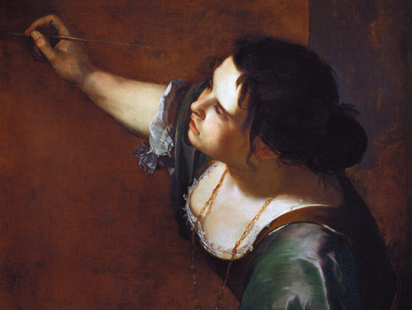 Artemisia Gentileschi autoritratto