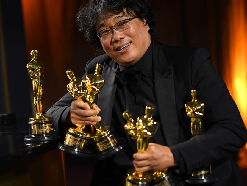 Il regista sudcoreano Bong Joon-ho agli Oscar 2020: il suo Parasite è il primo film non in lingua i