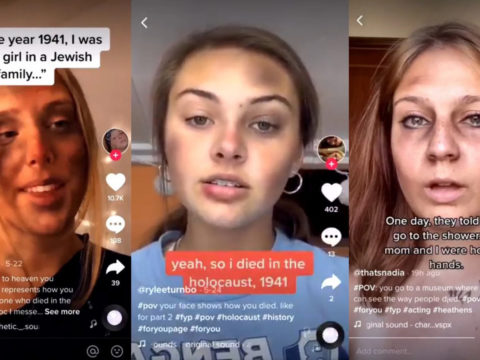 Perché su TikTok alcuni ragazzi si fingono vittime dell’Olocausto?