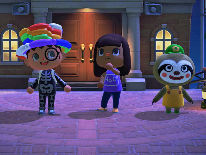 L’avatar della deputata americana Alexandria Ocasio-Cortez nel videogame Animal Crossing