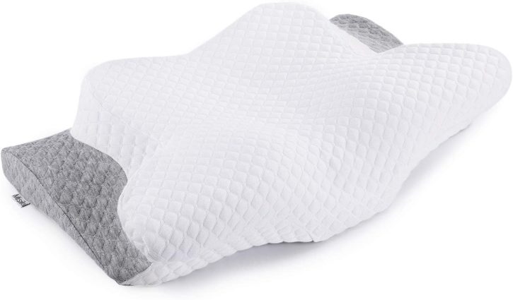 Cuscino Cervicale per Dormire Senza Dolore, Cuscini In Memory Foam per Chi Dorme Sul Fianco, Sulla Schiena e Sullo Stomaco, Cuscino di Supporto
