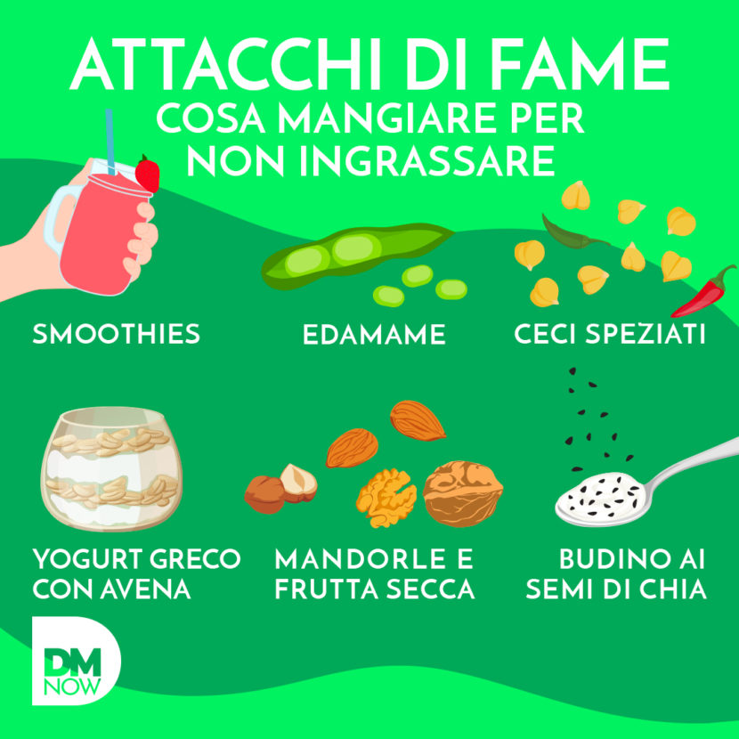 Attacchi di fame cosa mangiare per non ingrassare - Donna Moderna