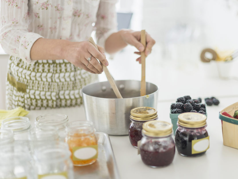 Marmellata fatta in casa cucina