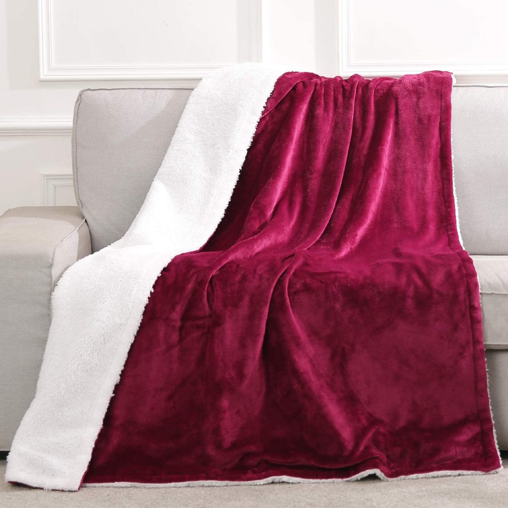 Morbuy Coperta In Microfibra Morbida E Calda, 150x130 Cm, Velluto 3D, Leggera Per Divano, Letto, Viaggio, Picnic