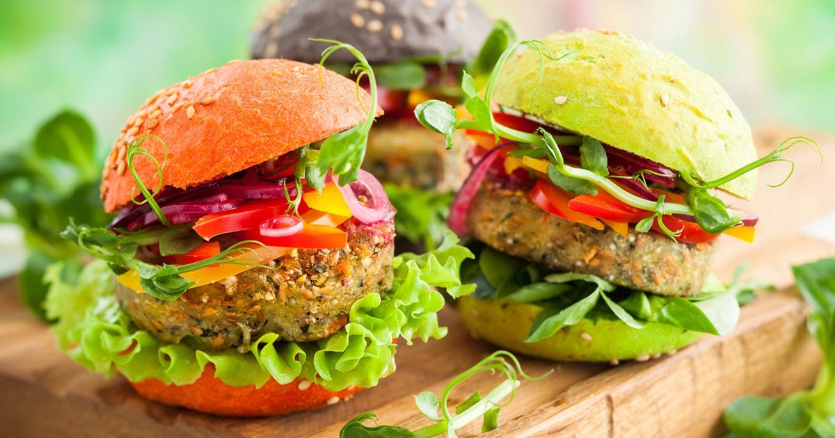 Hamburger di verdure  Ricette di hamburger vegani e vegetariani - Donna  Moderna