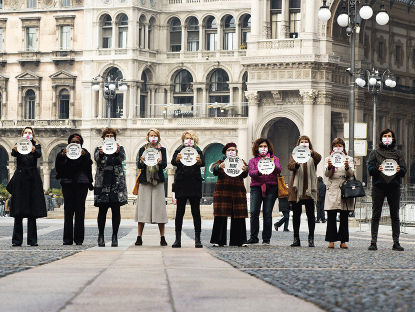 L'opera "Il luogo più sicuro". Foto: Marco del Comune