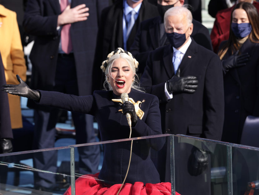 Lady Gaga inno Usa Joe Biden