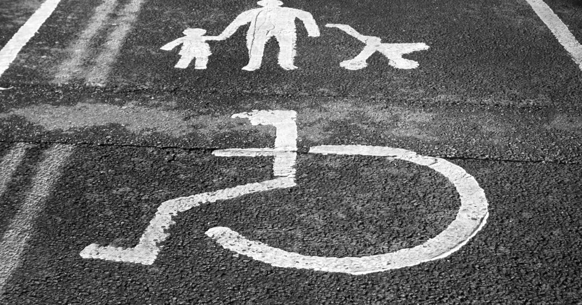 Segnale parcheggio disabili