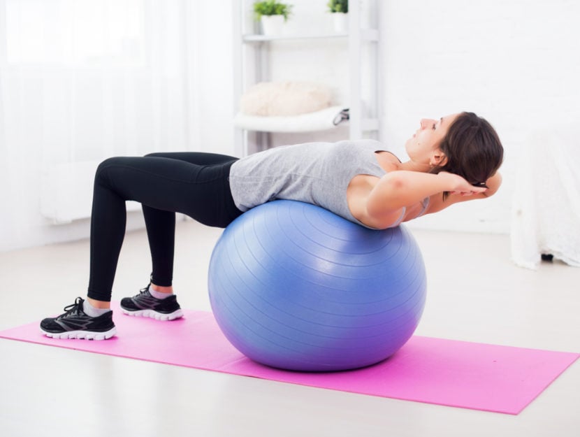 crunch sulla fitball