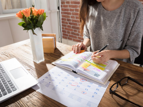 Come organizzare l'agenda per avere sempre tutto sotto controllo