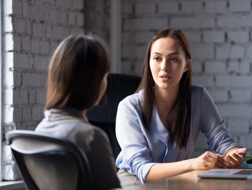 Colloquio di lavoro donne