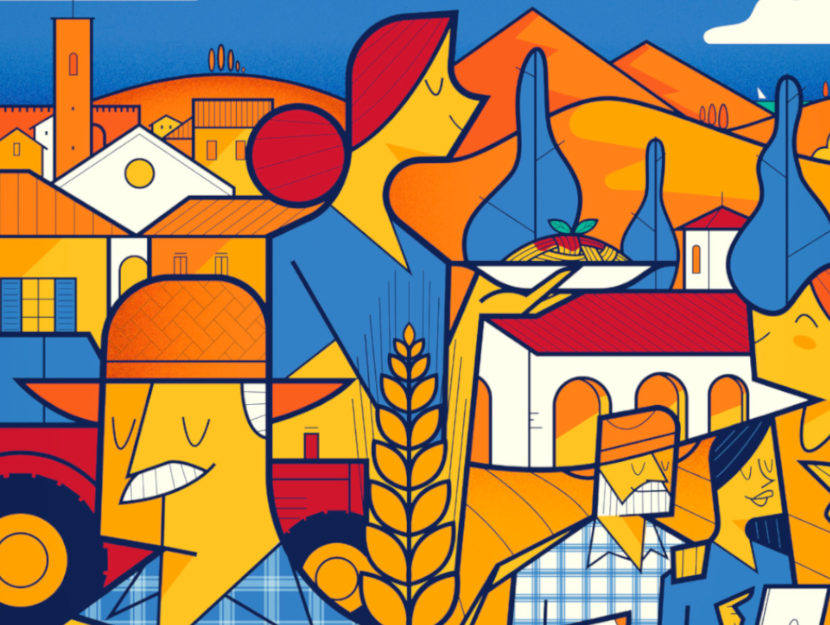 Illustrazione per progetto Barilla di Ale Giorgini