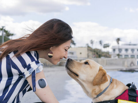 Ho il diabete e un cane che sa salvarmi la vita