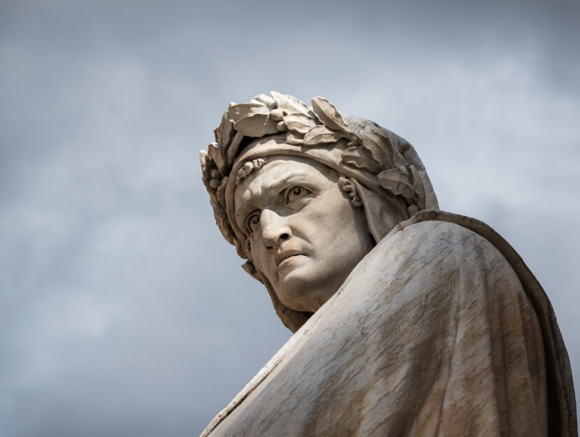 Dante Alighieri piazza Santa Croce Firenze