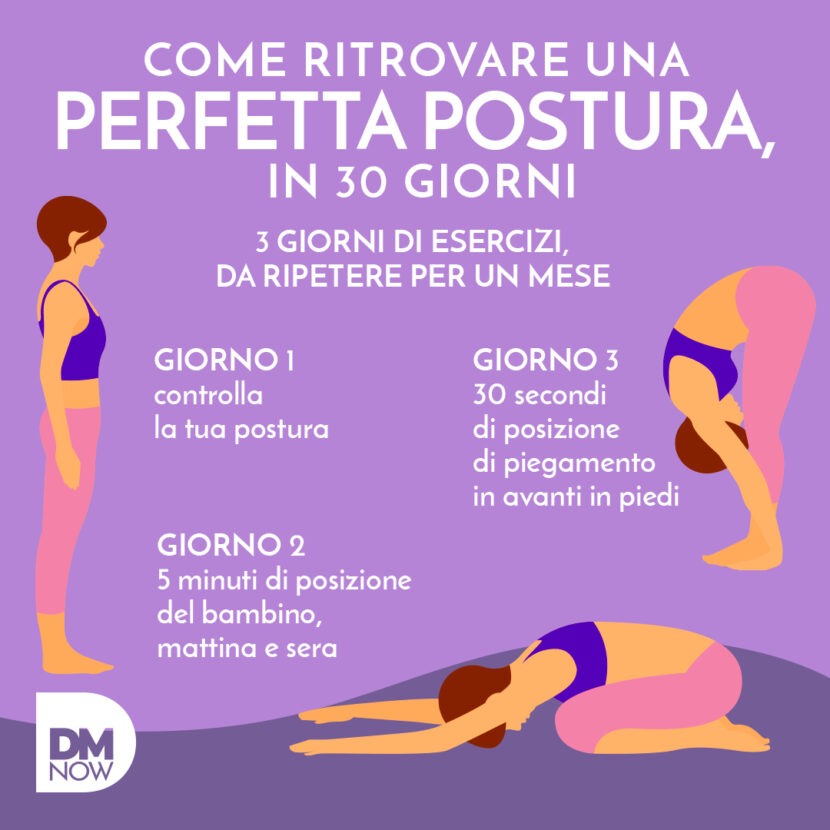 esercizi postura