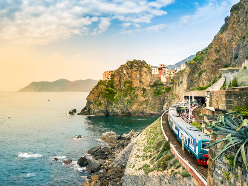 Manarola Cinque Terre treno Liguria