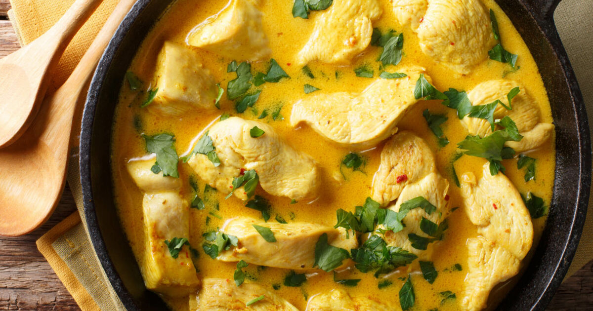 straccetti di pollo al curry veloce