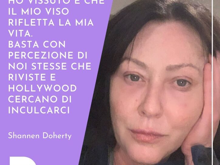 Shannon Doherty ci invita ad amarci: 