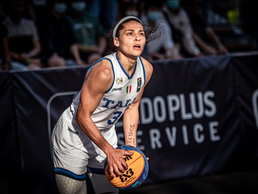 Rae Lin D’Alie basket