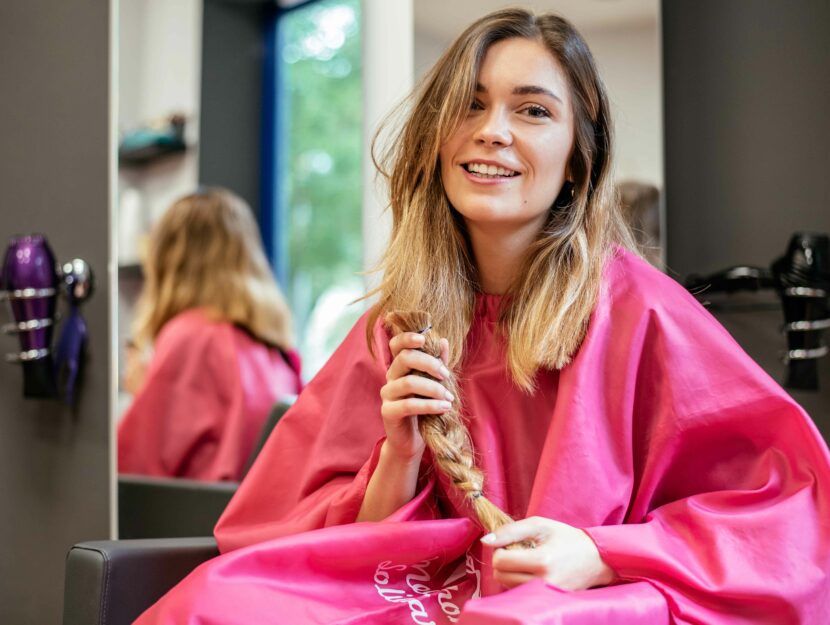 I presidi di capelli veri sono realizzati anche con capelli donati da altre donne