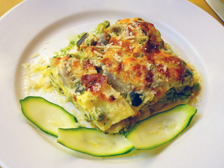 Lasagna bianca di zucchine