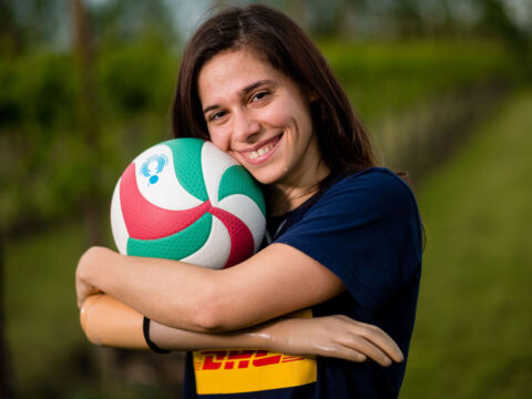 Silvia Biasi, campionessa di sitting volley, alle Paralimpiadi di Tokyo