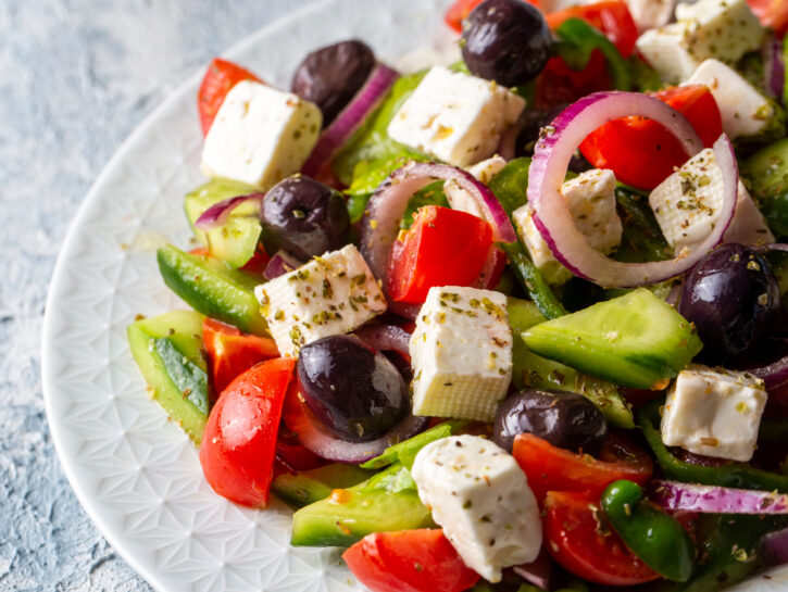 La ricetta originale dell'insalata greca