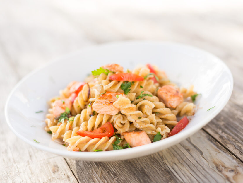 pasta fredda al salmone